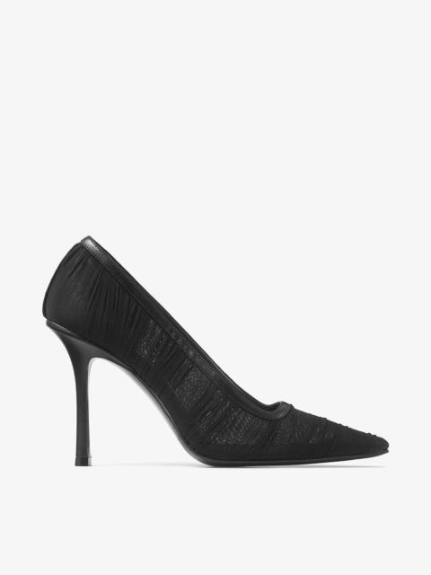 Lotta 100
Black Tulle and Nappa Pumps