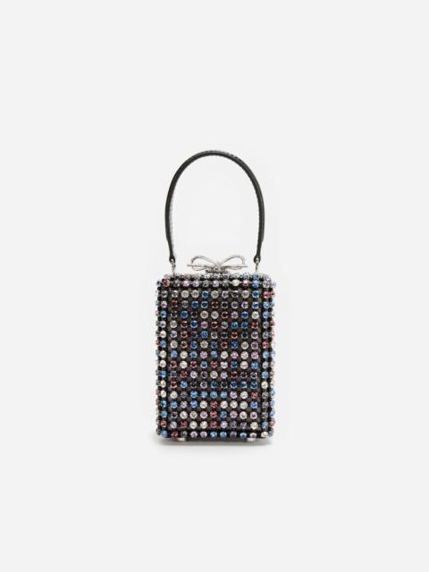 Multi Crystal Chainmail Micro Bag