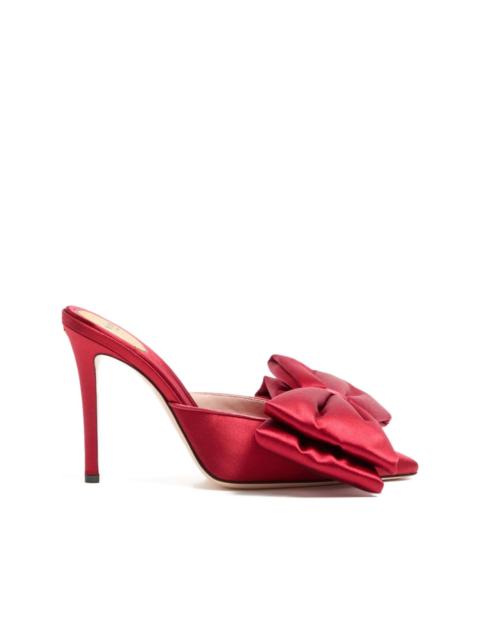 105mm Yolande bow-detailed heeled pumps