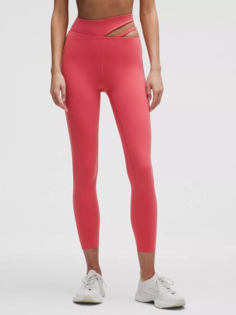 Cut-Out Waist High-Rise Train Tight 25"