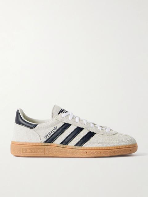 Handball Spezial leather-trimmed suede sneakers Gray