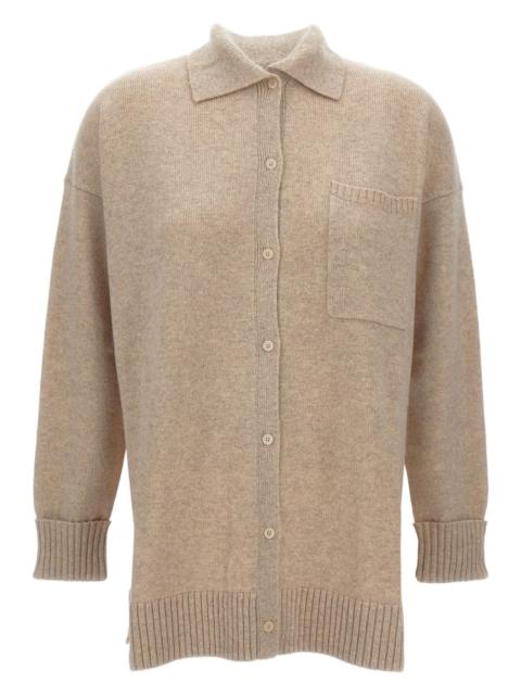 buttoned cashmere shirt
