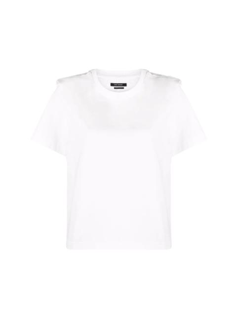 Zelitos pleat-detail T-shirt