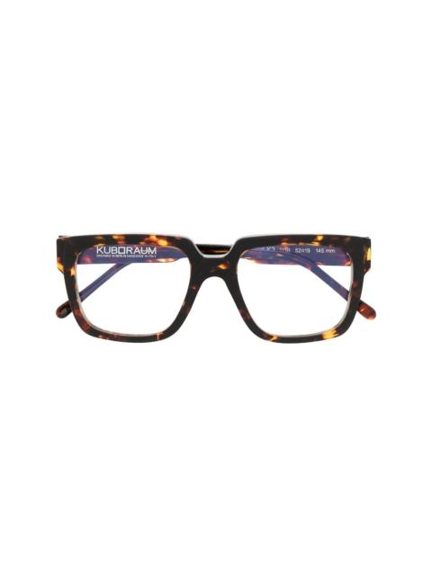 K3 TOR square-frame glasses