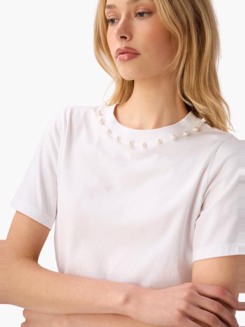 MATTEA COTTON TEE WHITE