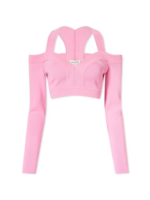 Alexander McQueen Knit Crop Top