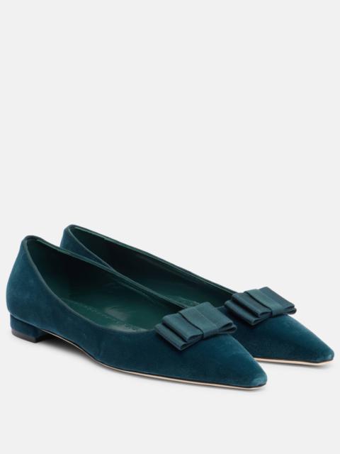 Reador velvet ballet flats