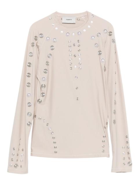 stud-embellished t-shirt