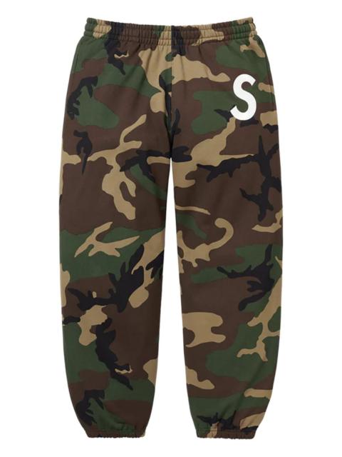 logo-print camouflage track pants