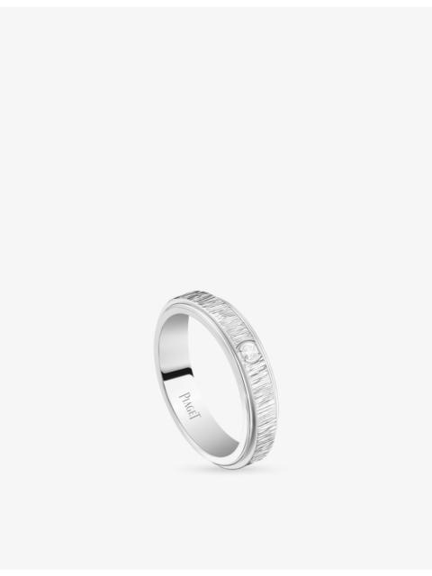 Possession 18ct White-Gold And 0.02ct Brilliant-Cut Diamond Ring