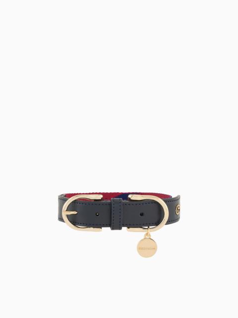 Poldo X Giorgio Armani leather collar