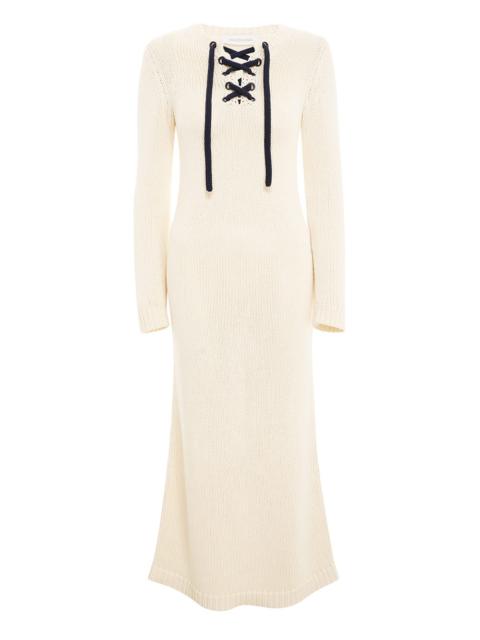 HIGH TIDE LACE UP LONG DRESS