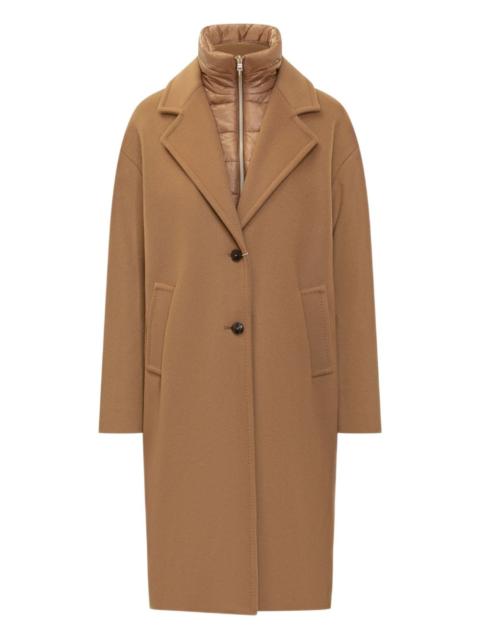 single-breasted wool coat
