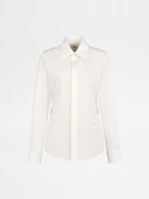 SHIRT IN POPLIN - WHITE