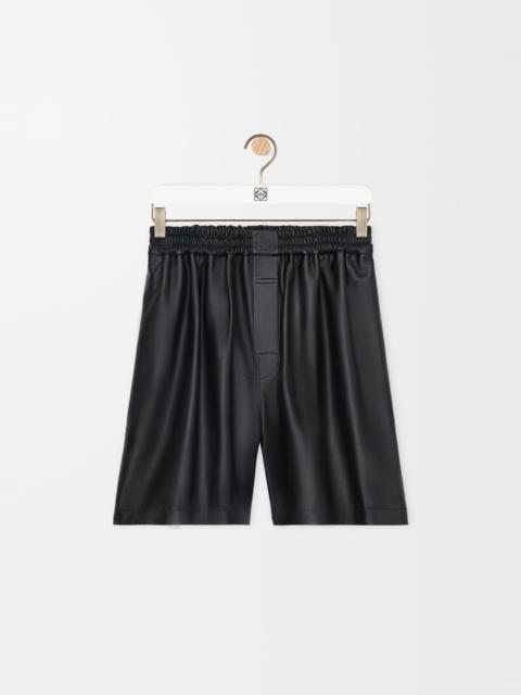 Shorts in nappa lambskin