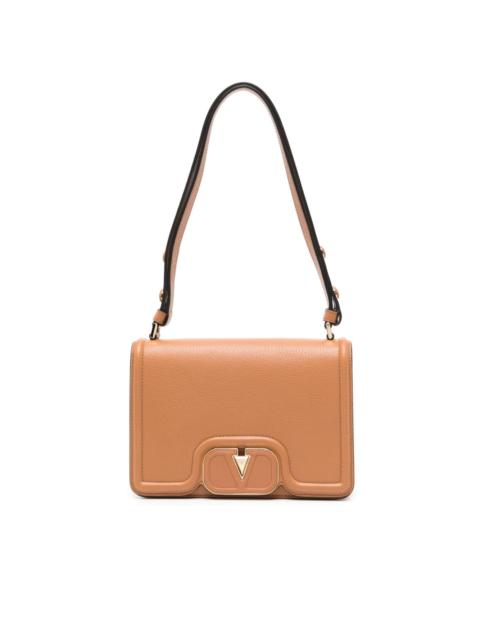VLogo leather shoulder bag