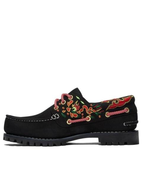 (WMNS) Timberland 3-Holes Boot Shoes x CLOT 'Black' A5Z6UW