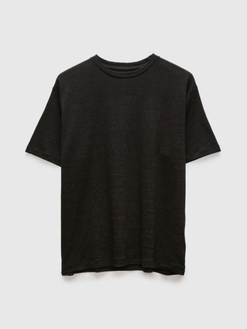 Normandy Linen T-Shirt in Black
