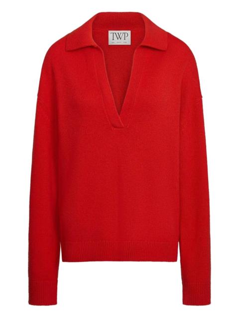 Boy Henley polo-neck sweater