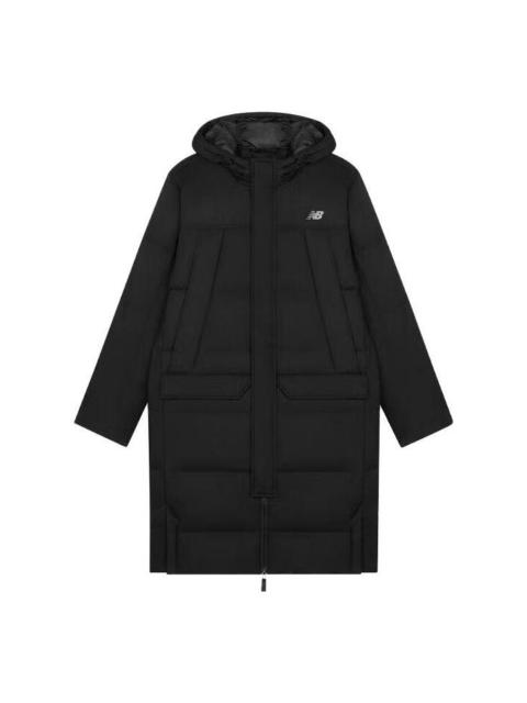 New Balance Winter Long Down Jacket 'Black' AMJ33338-BK