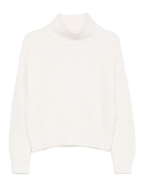 turtleneck ribbed sweater