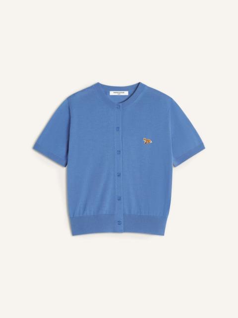 BABY FOX FINE MERINO SHORT SLEEVE CARDIGAN