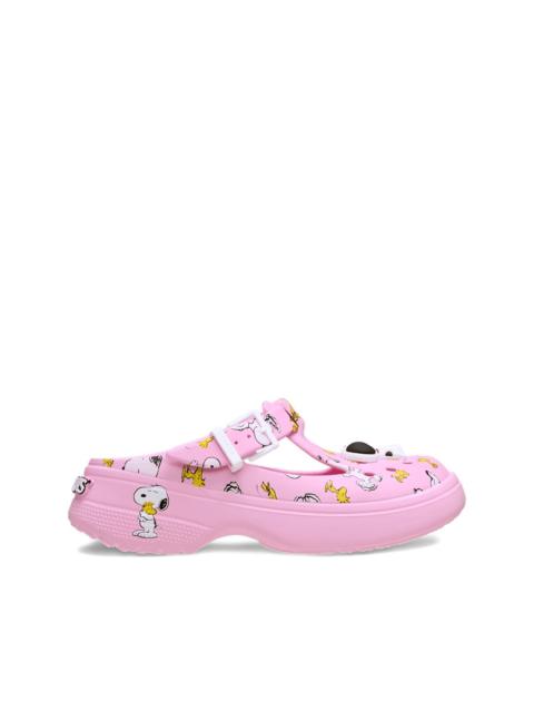 x Peanuts "Snoopy and Woodstock" clogs