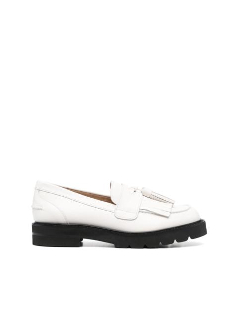 Mila Lift Pearl leather loafers