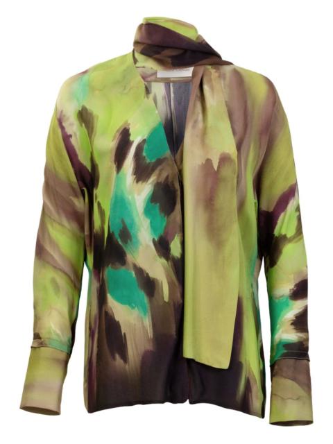 Jaboca abstract print blouse