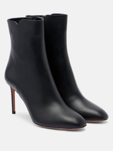 Sellier 85 leather ankle boots