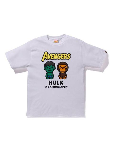 A Bathing Ape x Marvel Milo The Hulk T-Shirt 'White' 2F23-110-907