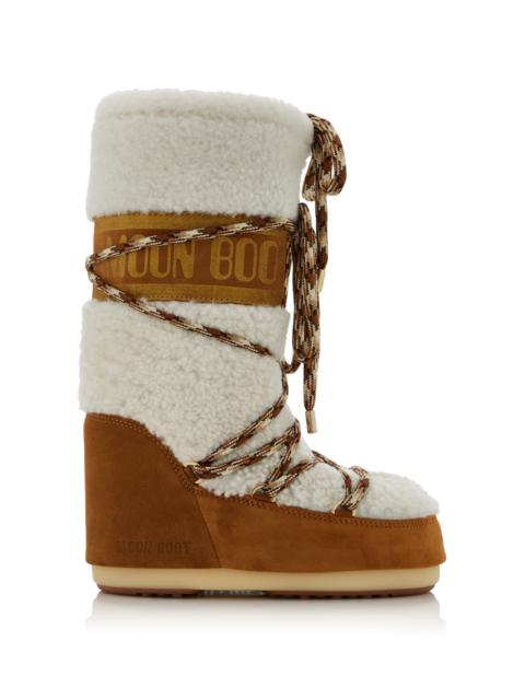 Icon Shearling Boots tan