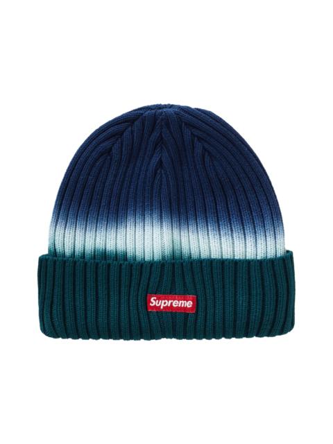 Supreme Overdyed Beanie (SS19) Teal Tie Dye