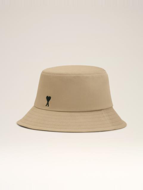 BEIGE COTTON AMI DE COEUR BUCKET HAT