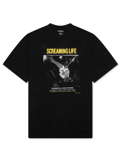 NEIGHBORHOOD X CHARLES PETERSON S/S TEE 1 - BLACK