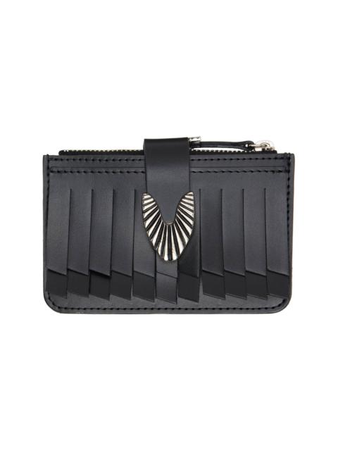 Black Fringe Small Wallet