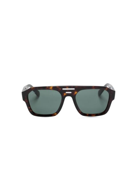 Corrigan Bio-Based geometric-frame sunglasses
