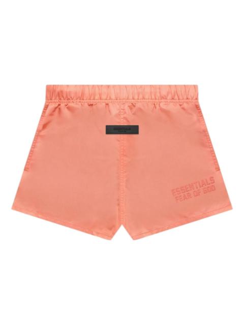 Fear of God Essentials FW22 Nylon Running Shorts Coral FOG-SS22-589