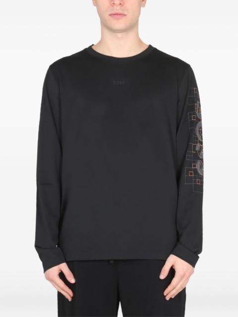 logo-print long-sleeve T-shirt