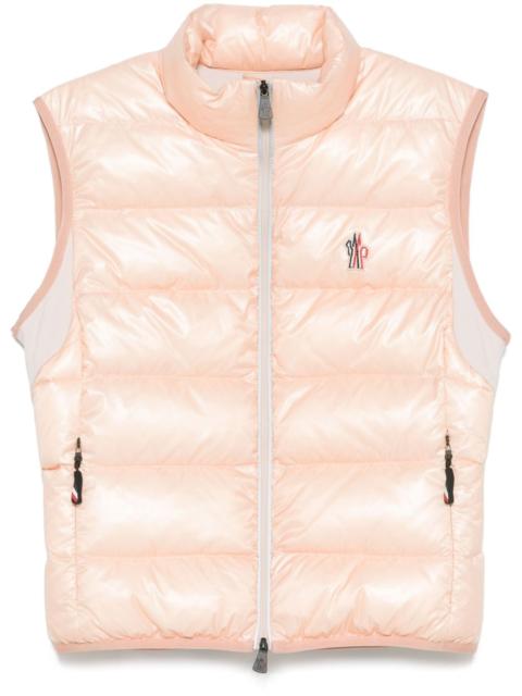 padded zip-up gilet