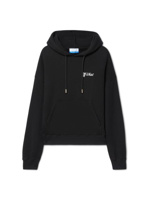 Black Script Hoodie