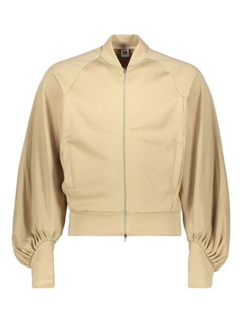 Rich sleeve bomber jacket