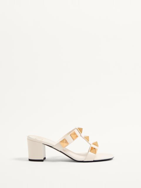 ROMAN STUD CALFSKIN SLIDE SANDAL 60 MM