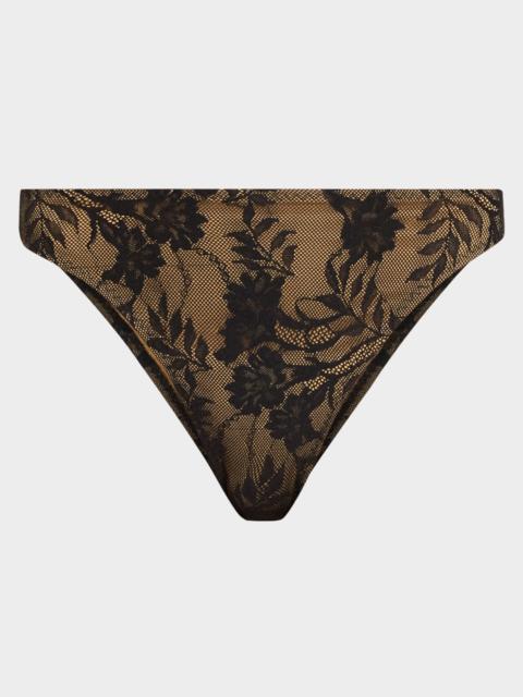 Luca Floral Lace Bikini Bottoms
