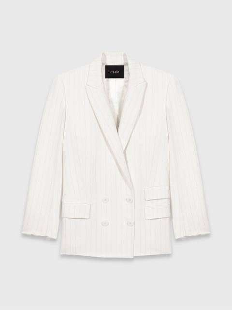 Double-breasted suit jacket