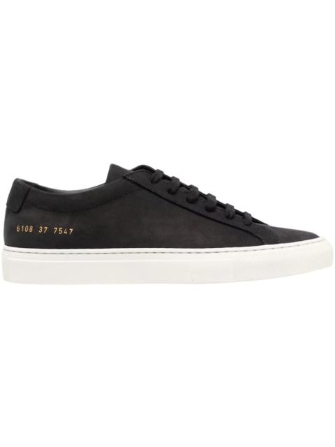 Common Project Original Achilles Low Black Nubuck (Women's)