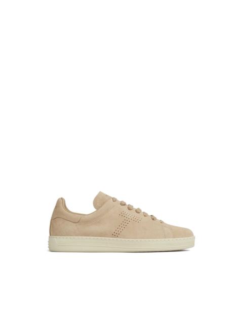 perforated low-top sneakers
