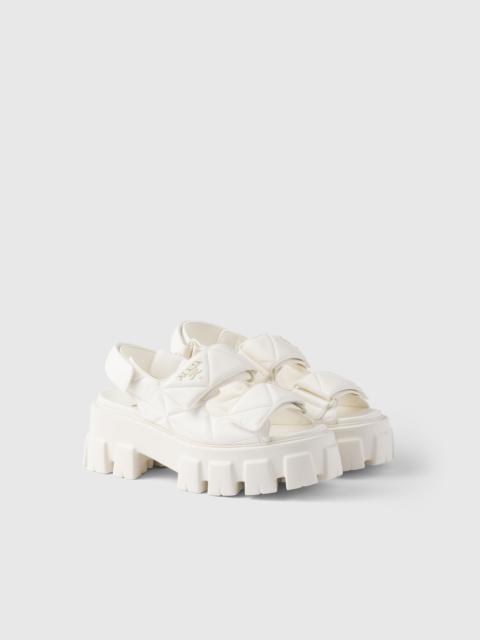 Monolith nappa leather sandals