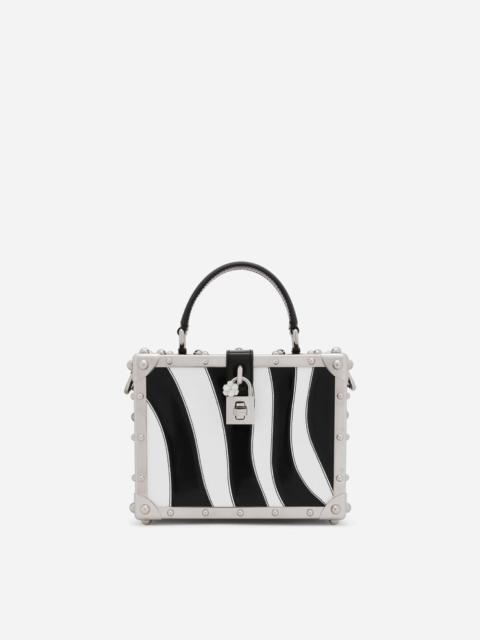 Patchwork zebra-design Dolce Box bag
