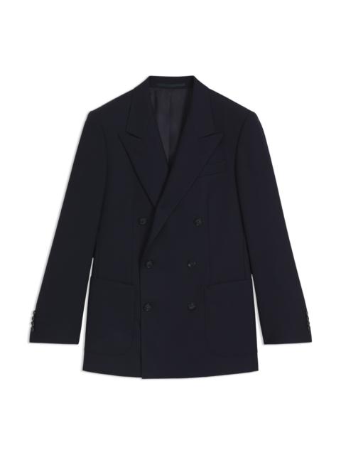 BECKHAM X BOSS DOUBLE-BREASTED BLAZER IN STRETCH WOOL